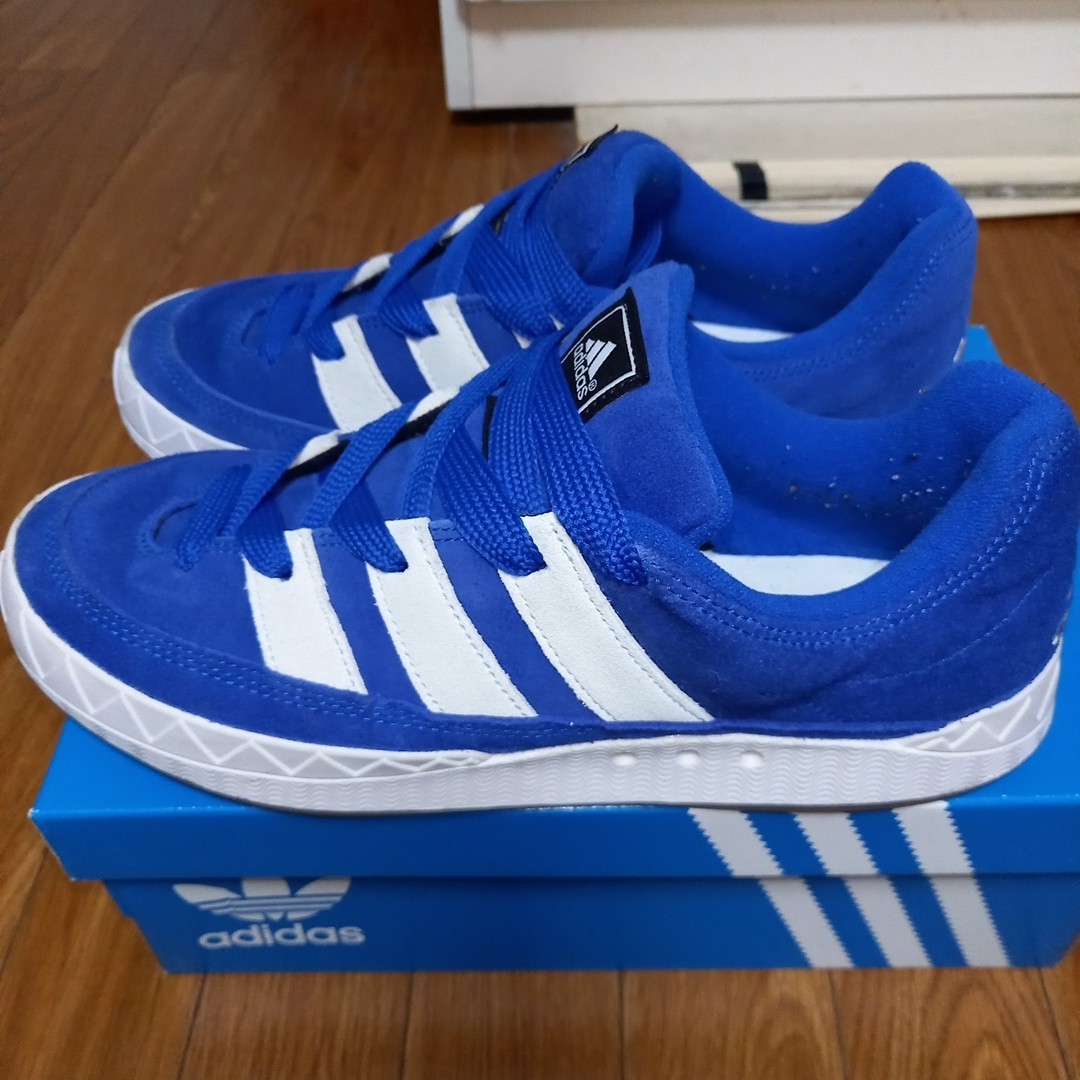 28cm adidas ADIMATIC atmos Blue アディダス アディマティック アトモス ブルー 青 USED 箱付き