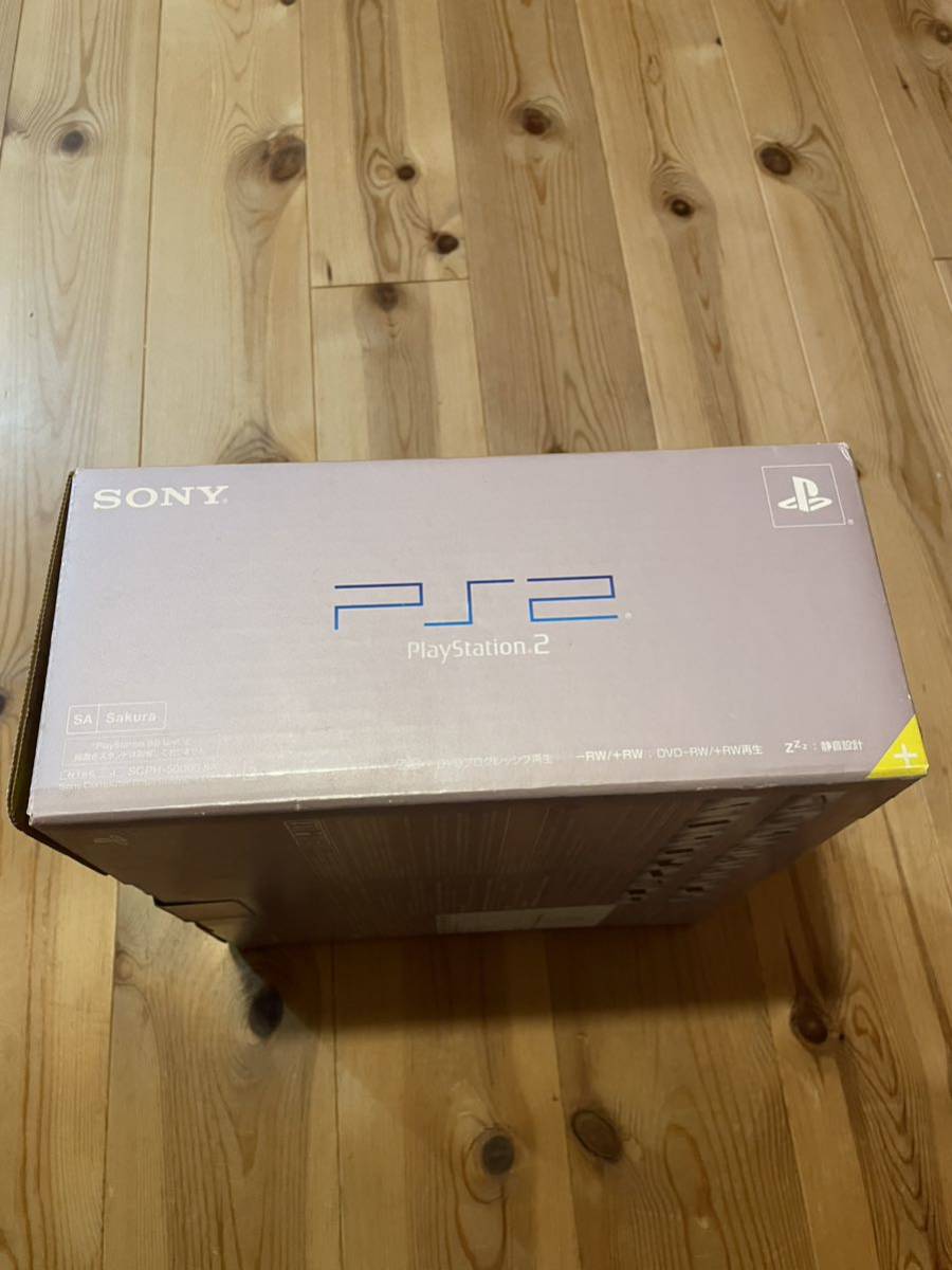 新品未使用　希少品　SONY プレイステーション2 PlayStation2 PS2 本体セット SCPH-50000 SA SAKURA サクラ限定_画像5