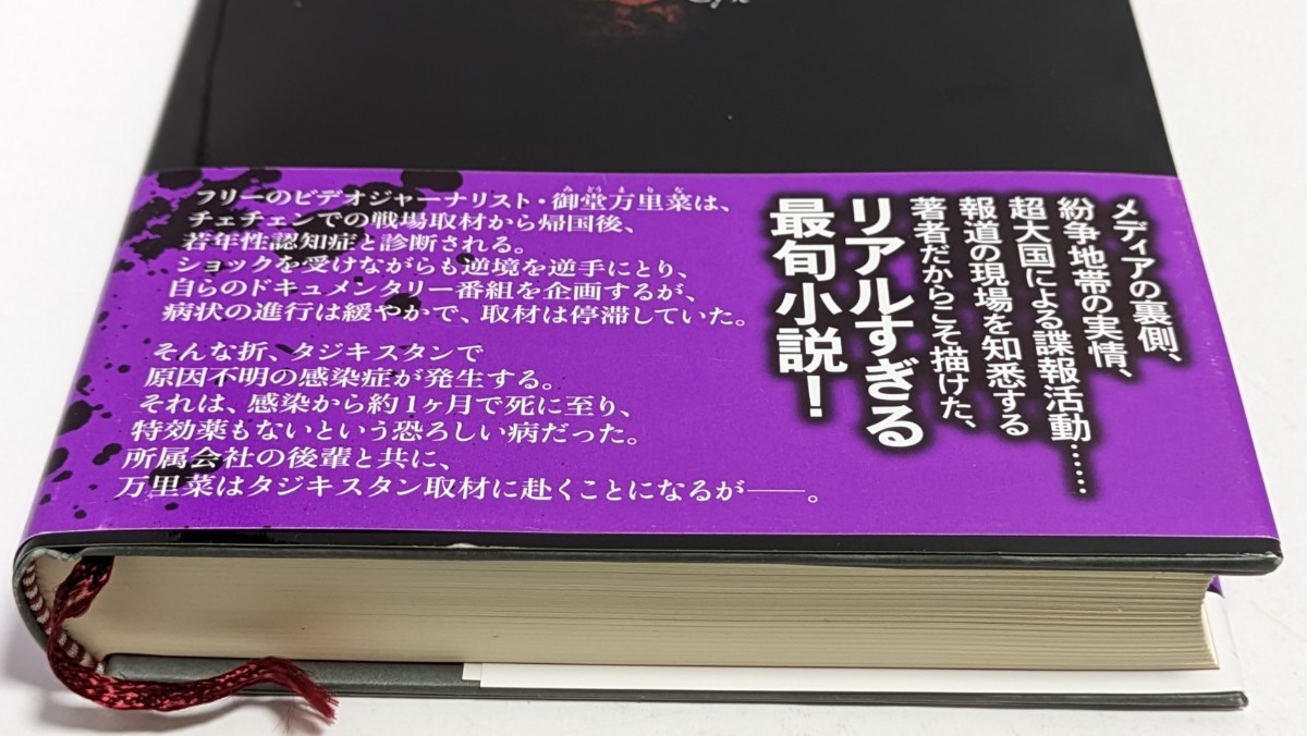 【中古本大量出品中】シスト 初瀬礼 ハードカバー 帯付 初版本 Neo Pandemic syndrome 全世界を襲う感染爆発 渦巻く超大国の陰謀 最旬小説_画像3