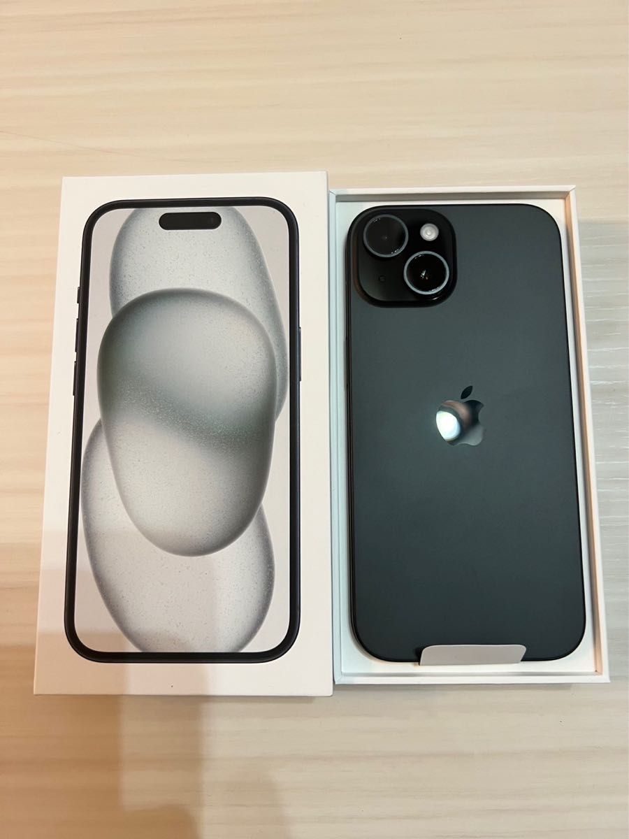新品・未開封品・保証付】Apple iPhone 15 128GB 本体 黒 ブラック
