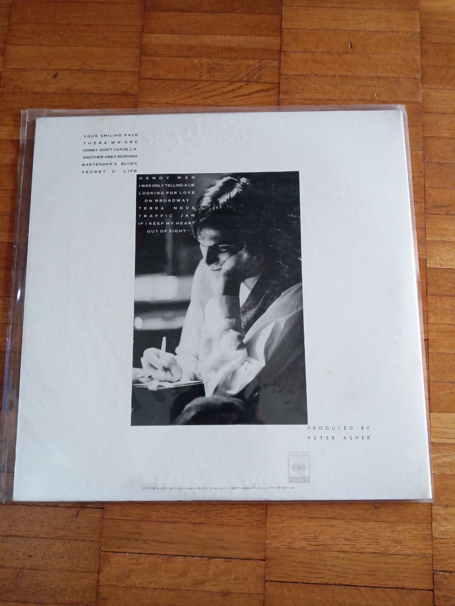 【LP】ジェイムス・テイラー/『JT』/25AP580 /CBS・ソニー 1977年/《入手困難品》送料込み_画像2