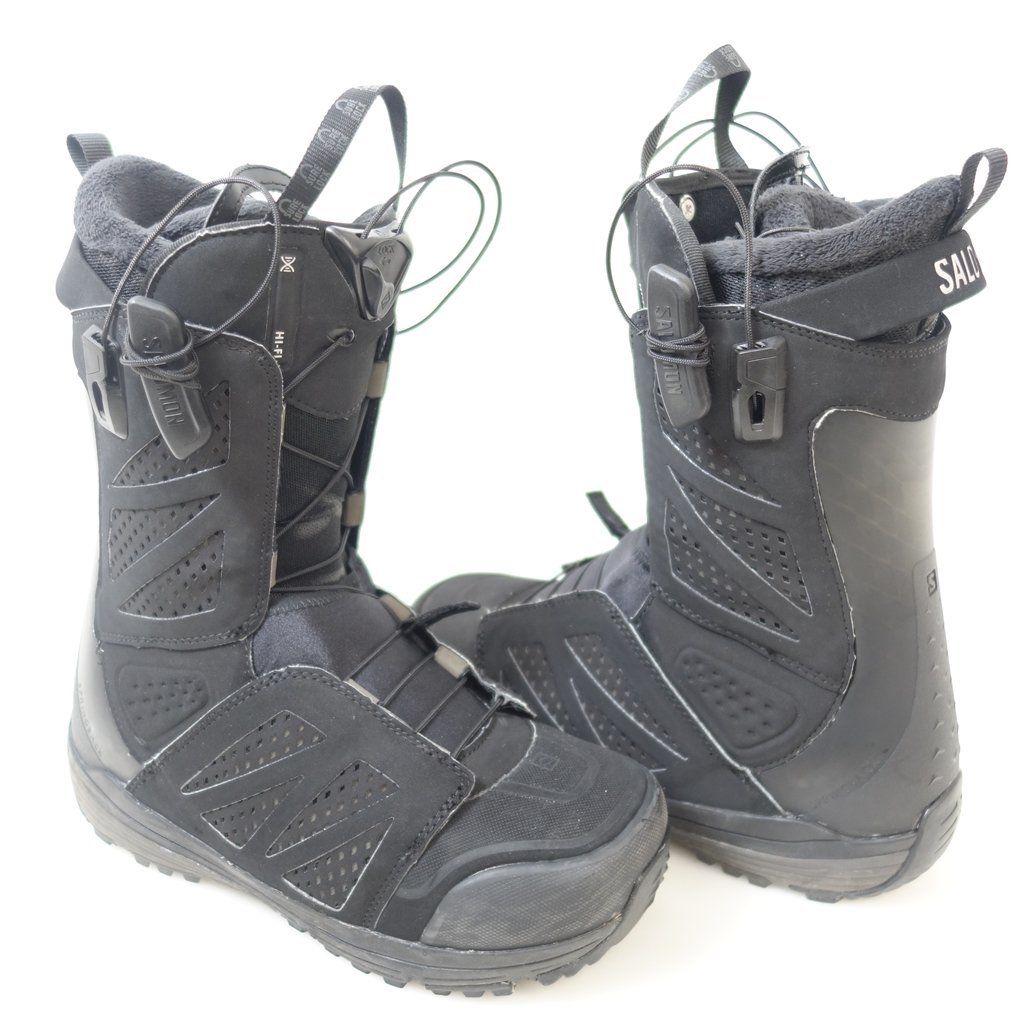 中古 17/18 SALOMON HI-FI メンズ26cm スノーボードブーツ サロモン ハイファイ_画像1