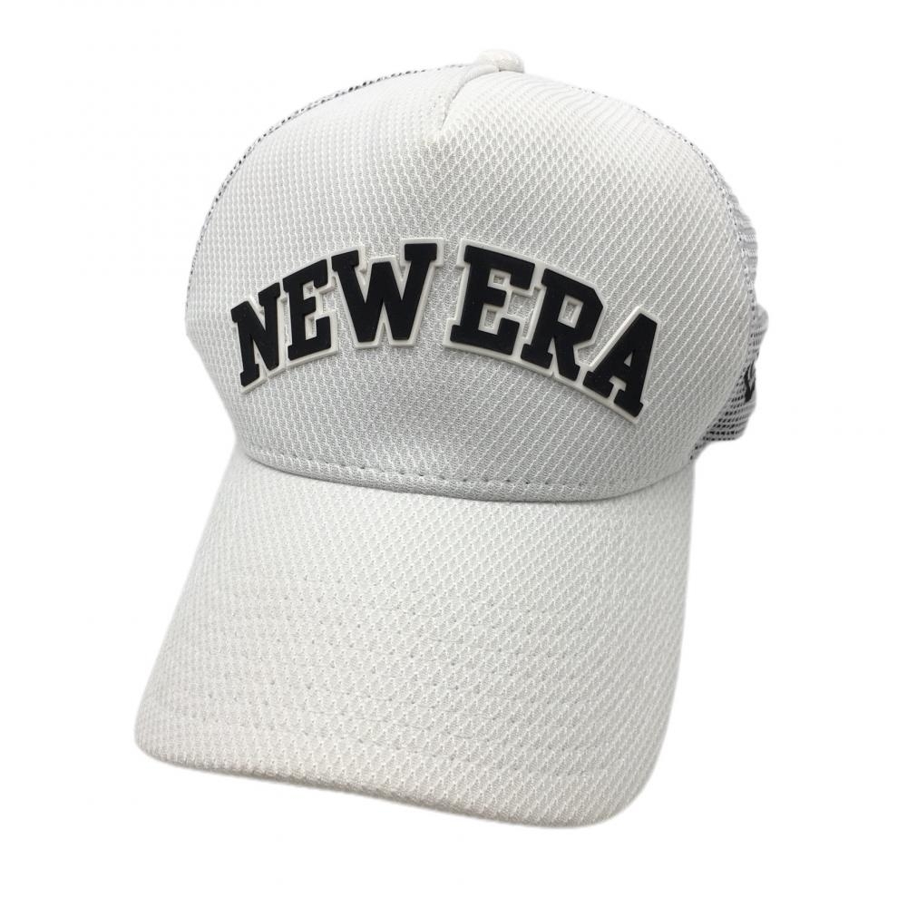 ニューエラ キャップ 白×黒 メッシュ ゴルフウェア New Era_画像1