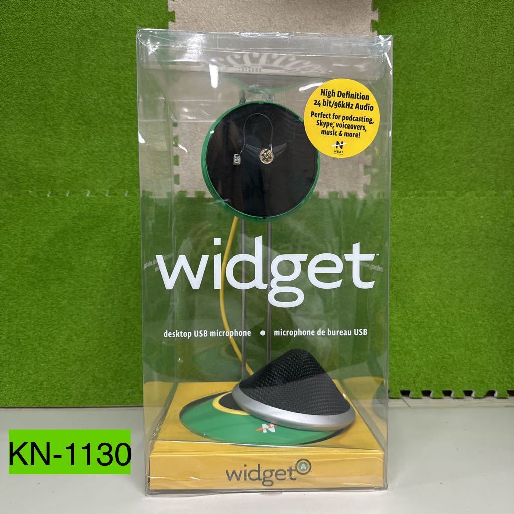 KN-1130 激安 スピーカーパーツ NEAT MICROPHONES ニートマイクロフォン デスクトップ USB マイクロフォン widget series WIDGET A 現状品_画像1