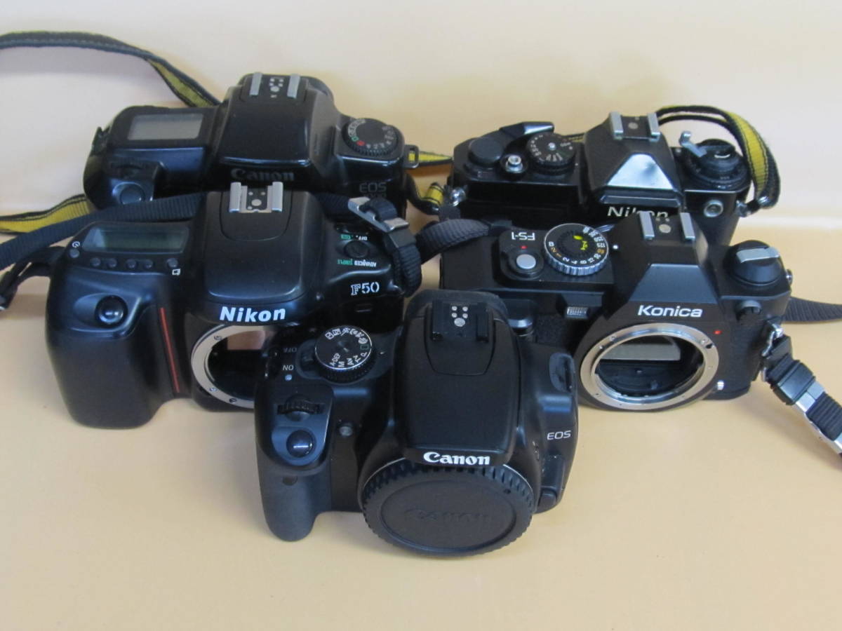 フィルムカメラ 一眼カメラなど 大量まとめ 23個 NIKON CANON PENTAX 他 ジャンク_画像7
