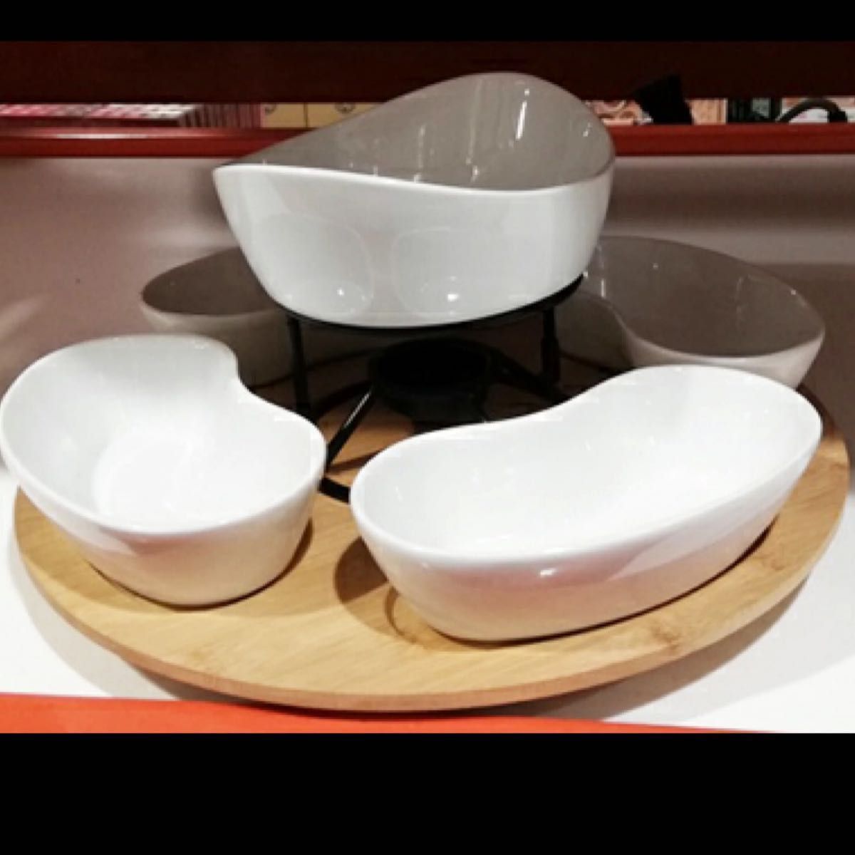 訳あり値下げ コストコ LAZY SUSAN 木製サービングセット 回転皿 訳あり値下げ コストコ LAZY SUSAN 木製サービングセット 回転皿