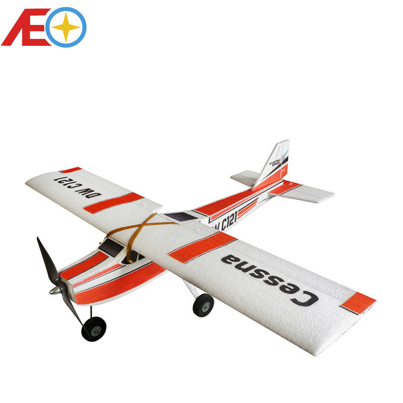 最初の  ラジコン E1004-L2 組み立てキット C121 DW RC 飛行機 トレーニング Cessna Plywood EPP 飛行機 組立キット（電動）