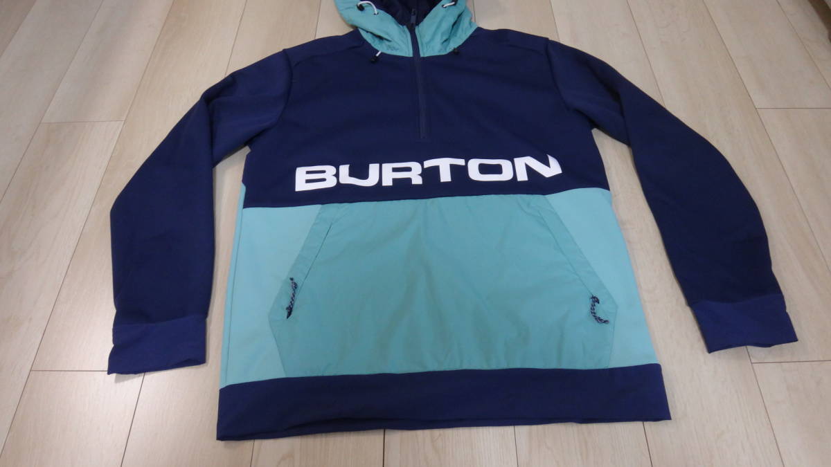 美品　ＢURTON バートン Crown Bonded Performance Pullover Fleece 　　　ボンディッド　防水パーカー_画像3