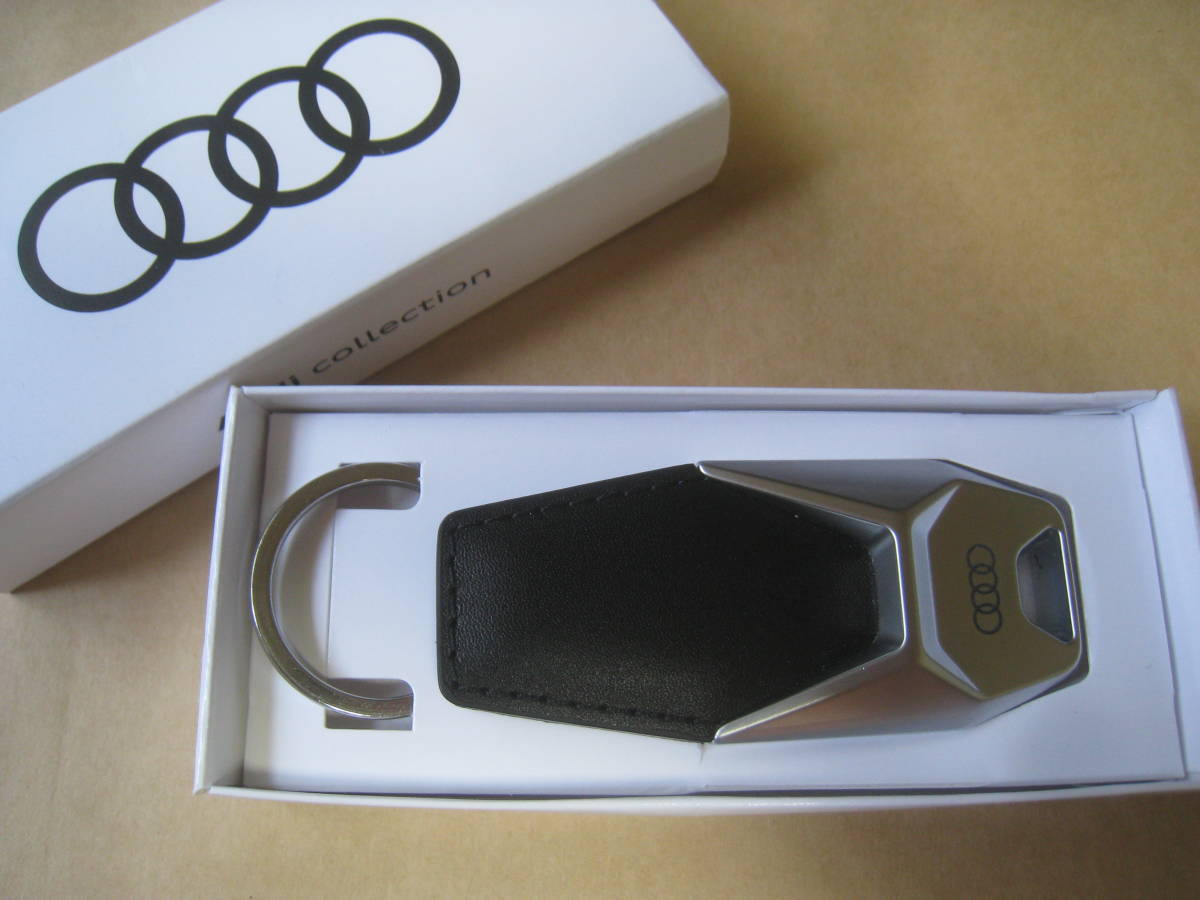 [ новый товар ] Audi оригинальный кожа кольцо для ключей 4Rings*6/1~6/8 до за границей командировка поэтому отправка не возможно..