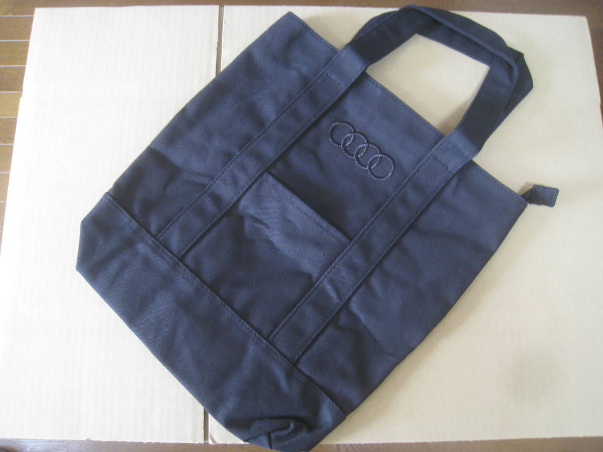 [ новый товар / не продается ] Audi o Rige na парусина большая сумка BAG 4Rings чёрный 