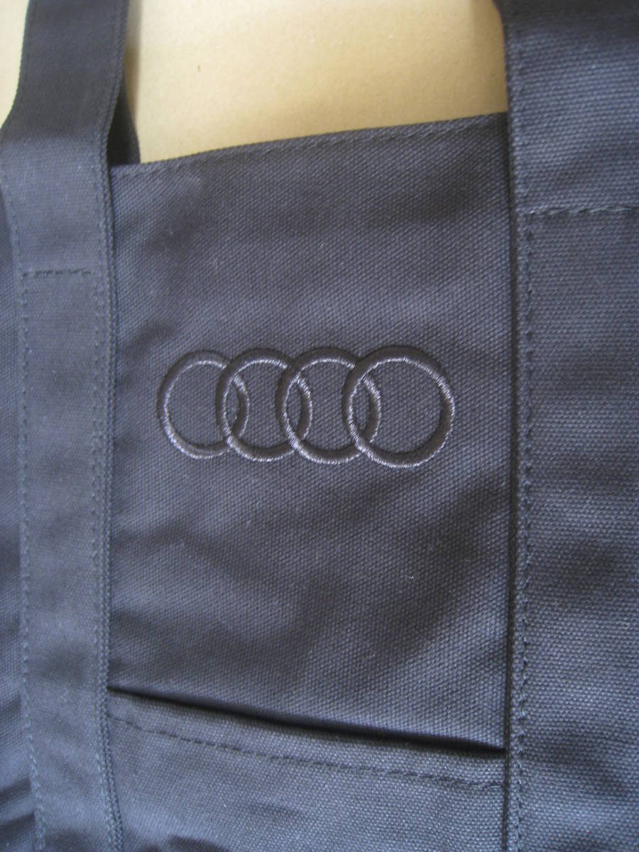 [ новый товар / не продается ] Audi o Rige na парусина большая сумка BAG 4Rings чёрный 