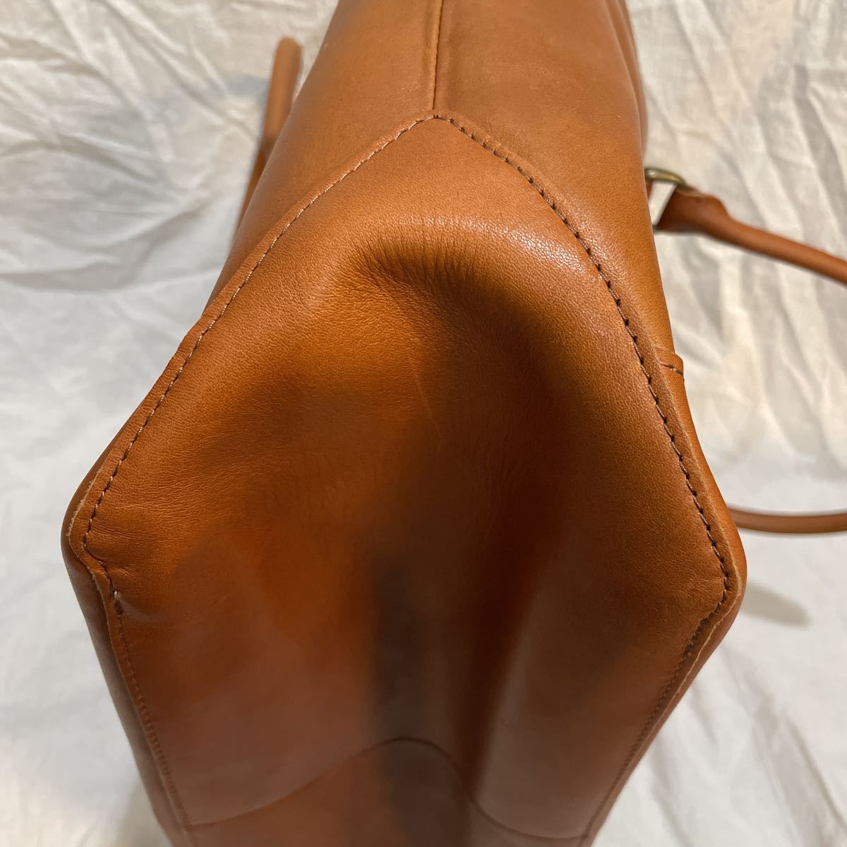 L L Bean レザートートバッグ (廃盤)大 ブラウン系 裏地 L L Bean レザートートバッグ (廃盤)大 ブラウン系 裏地