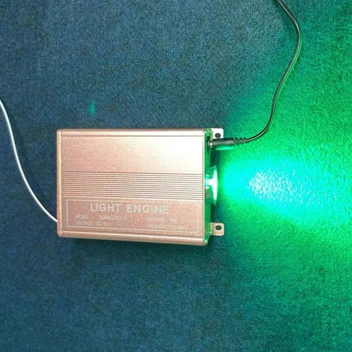  LED 光ファイバースターシーリングライトキット ゴールド RGB 1２V光ファイバーライトエンジン 家庭用/車用　120PCS、450PCS,線付け_画像2