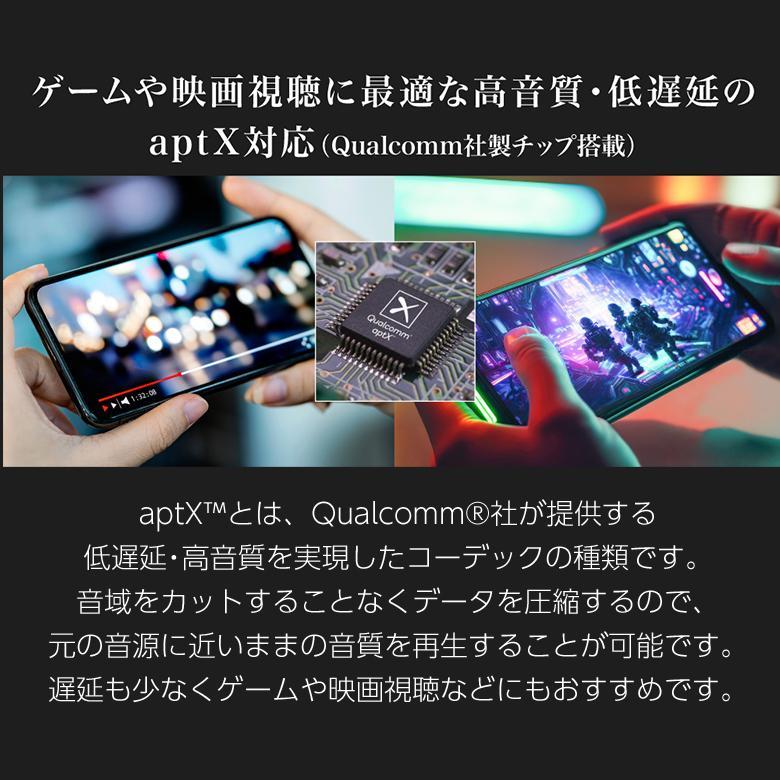 ワイヤレスイヤホン グリーンハウス GH-TWSX-WH/4869ｘ１台 Bluetooth5.2 aptX対応 ヘッドセット イヤフォン 軽量 防水_画像4