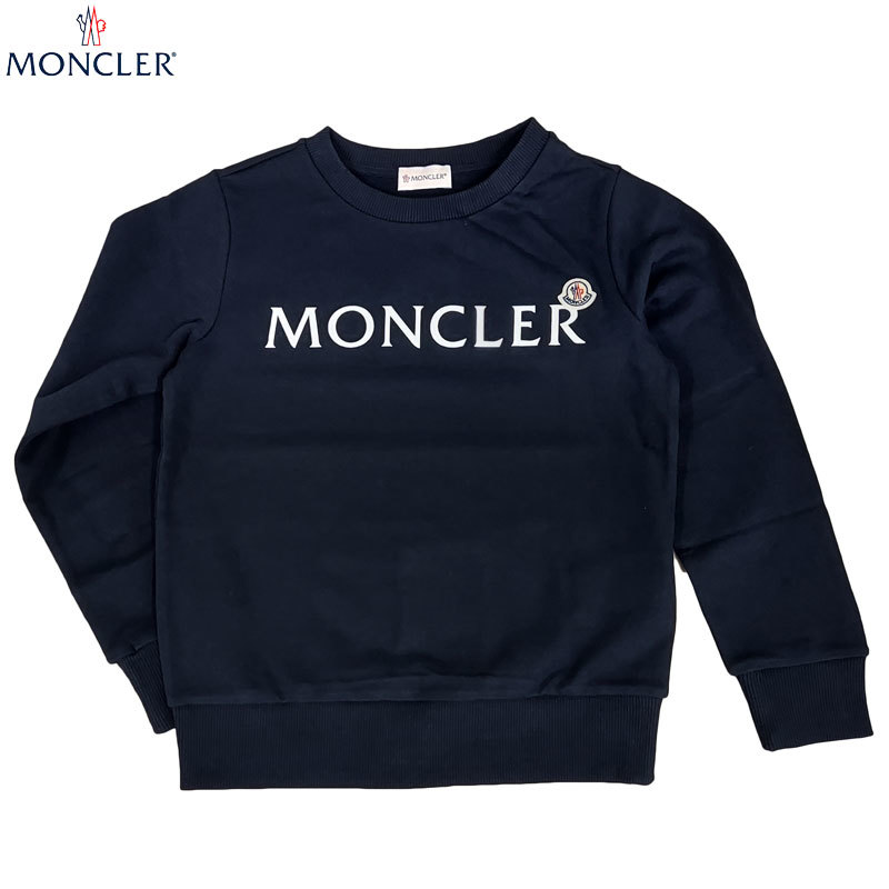 MONCLER モンクレール キッズ スウェット 8G00035 809AG 778 12A（150cm） ネイビー ウェットシャツ ブランド 送料無料 並行輸入品