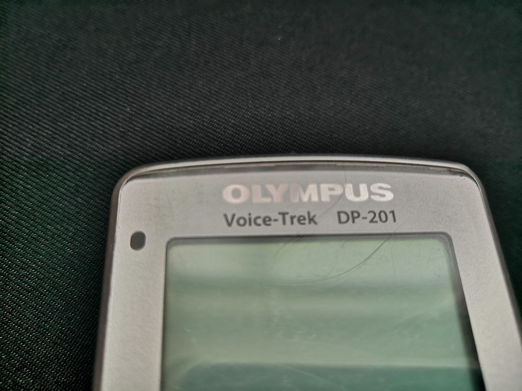[ Junk включая доставку ]OLYMPUS IC магнитофон DP-201 / работоспособность не проверялась *H0294