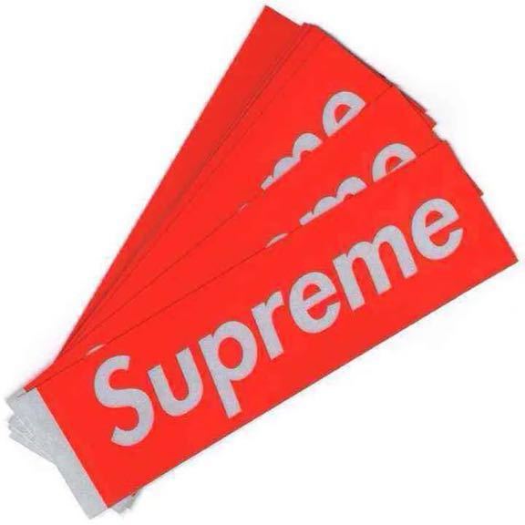 デッドストック 14AW Supreme ３M Reflective Box Logo Sticker リフレクター ステッカー 1枚 20ss motion tee_画像1