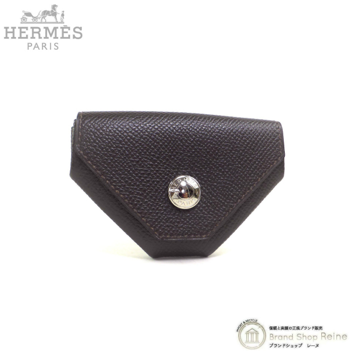 エルメス （HERMES） ル・ヴァンキャトル ヴォーエプソン マカッサル X刻 コインケース 小銭入れ 043103CK（中古）_画像1