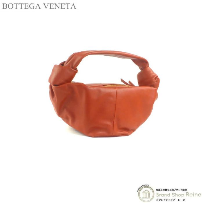 ボッテガ ヴェネタ （BOTTEGA VENETA） ダブルノット トップハンドル ミニ ハンド バッグ 629635 メープル（新品）