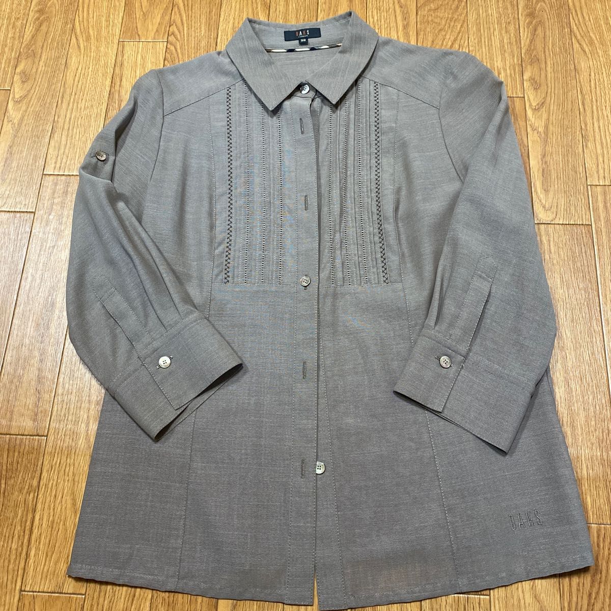 新品　DAKSシースルーシャツ