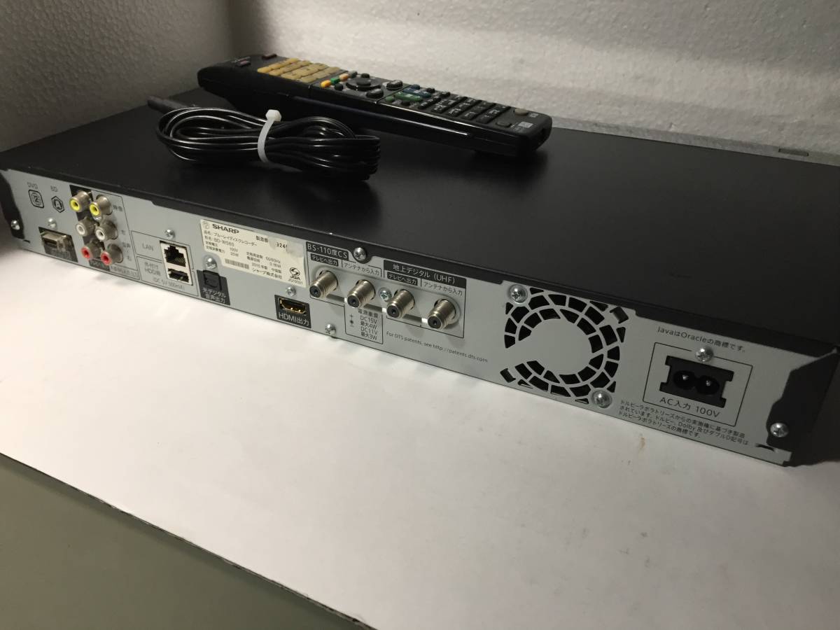SHARP 500GB 2チューナー (2番組同時録画) ブルーレイレコーダー SHARP 500GB 2チューナー (2番組同時録画) ブルーレイレコーダー