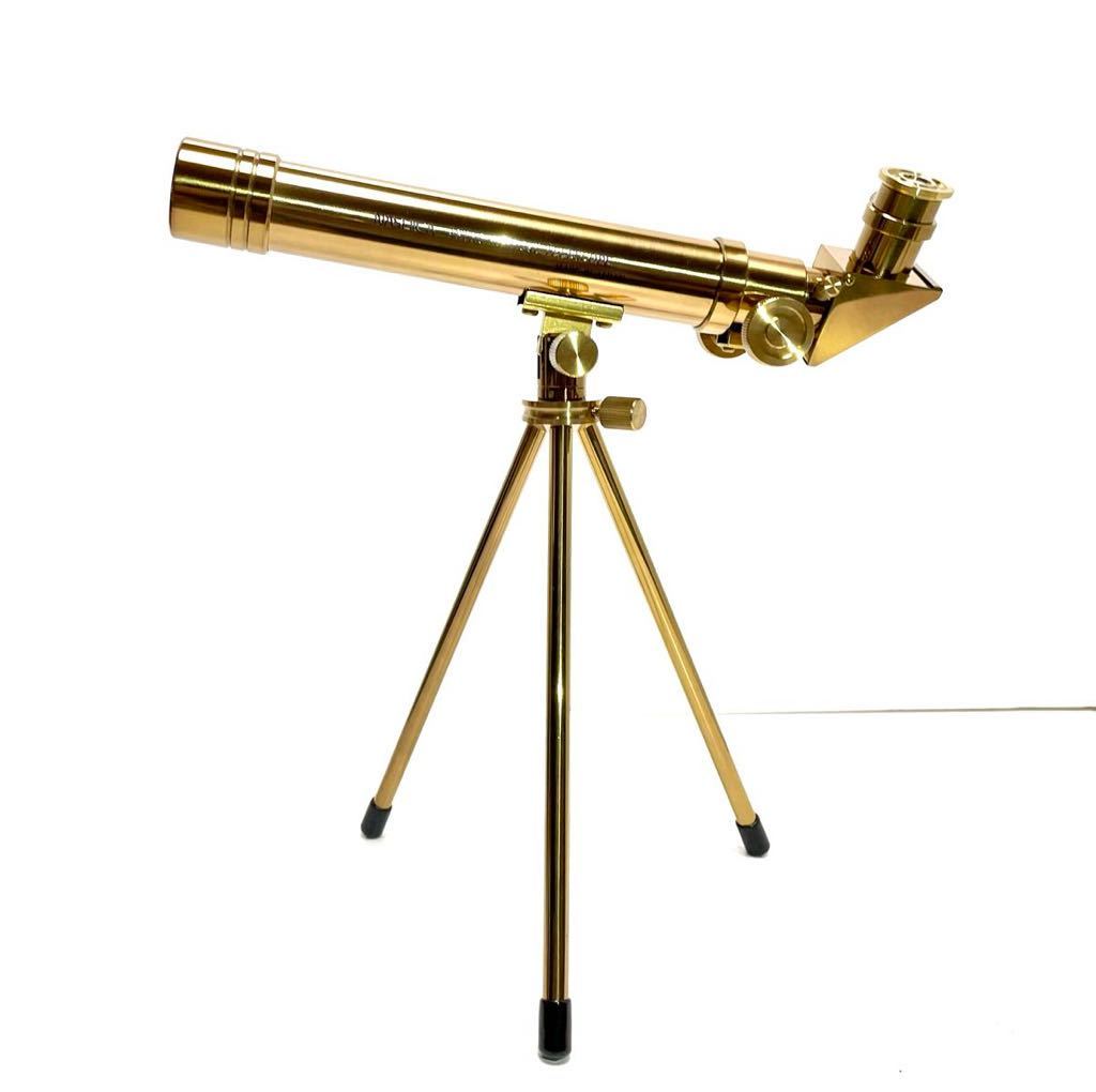 真鍮製 ミニ天体望遠鏡-