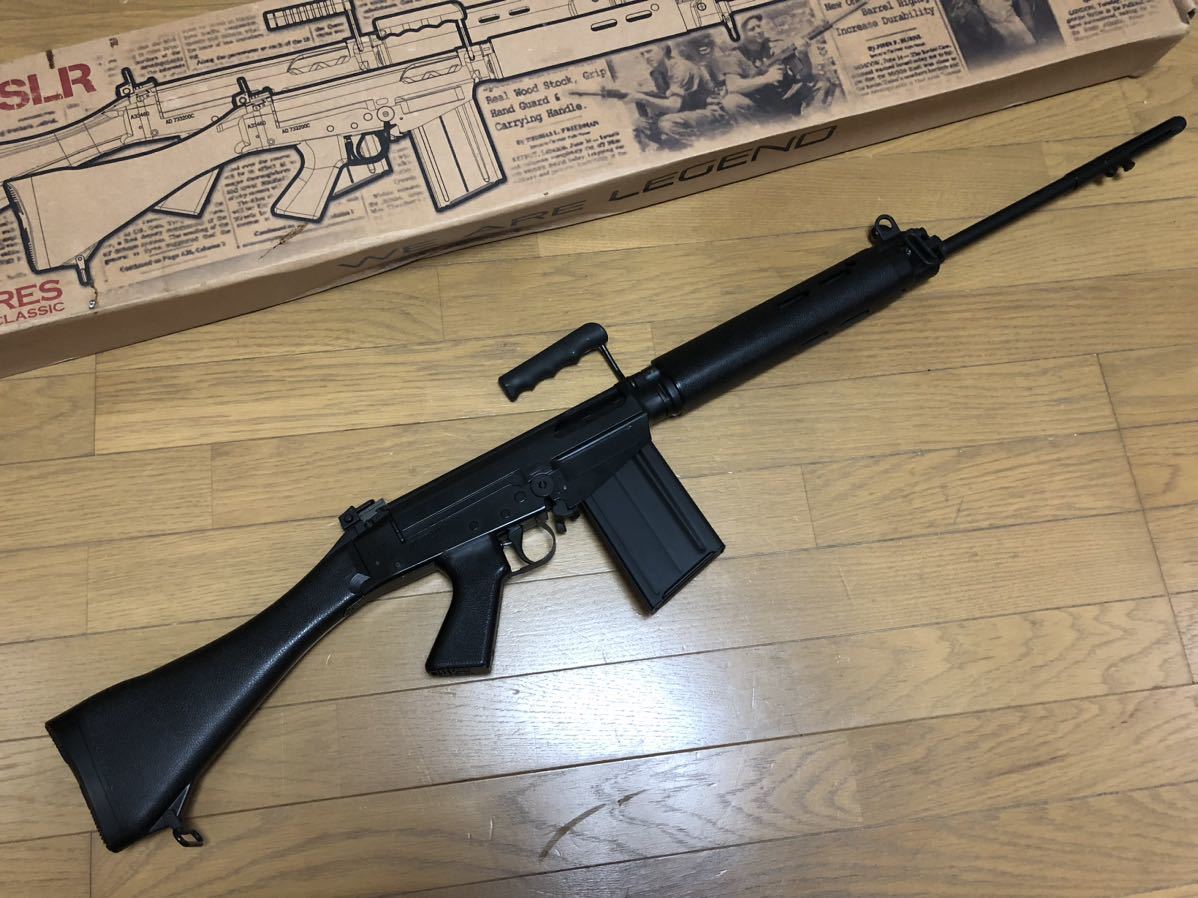 ジャンク STAR ARES L1A1 SLR FAL イギリス 英軍 ローデシア バトルライフル スター アレス 電動ガン_画像5