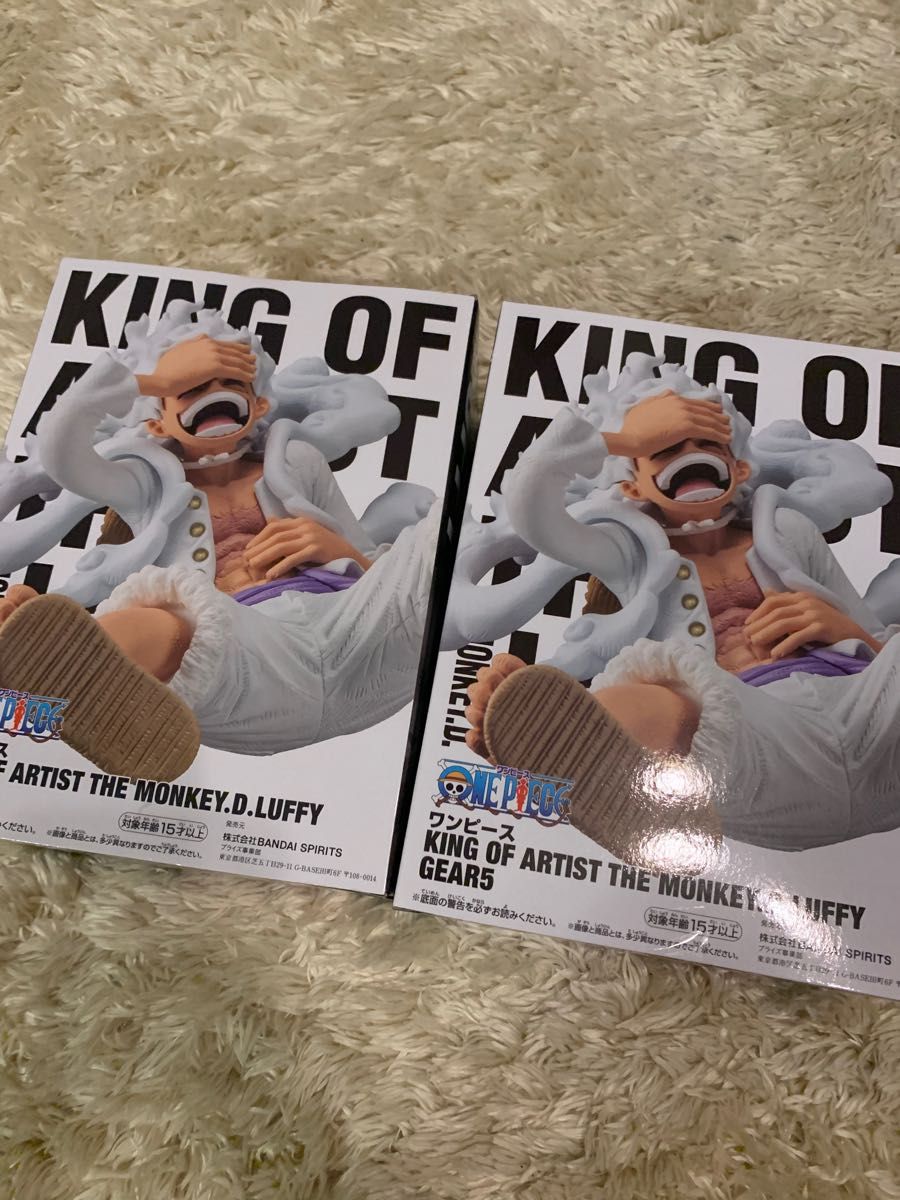 ワンピース KING OF ARTIST ニカ ルフィ プライズフィギュア 2点セット