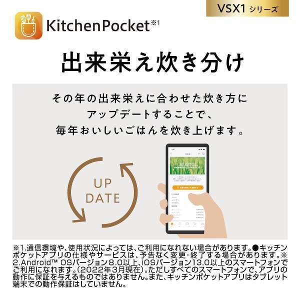 ◆新品 Panasonic スチーム＆可変圧力IHジャー炊飯器 おどり炊き SR-VSX101-W [最上位機種/5.5合/ダイヤモンド竈釜/ホワイト] 保証付