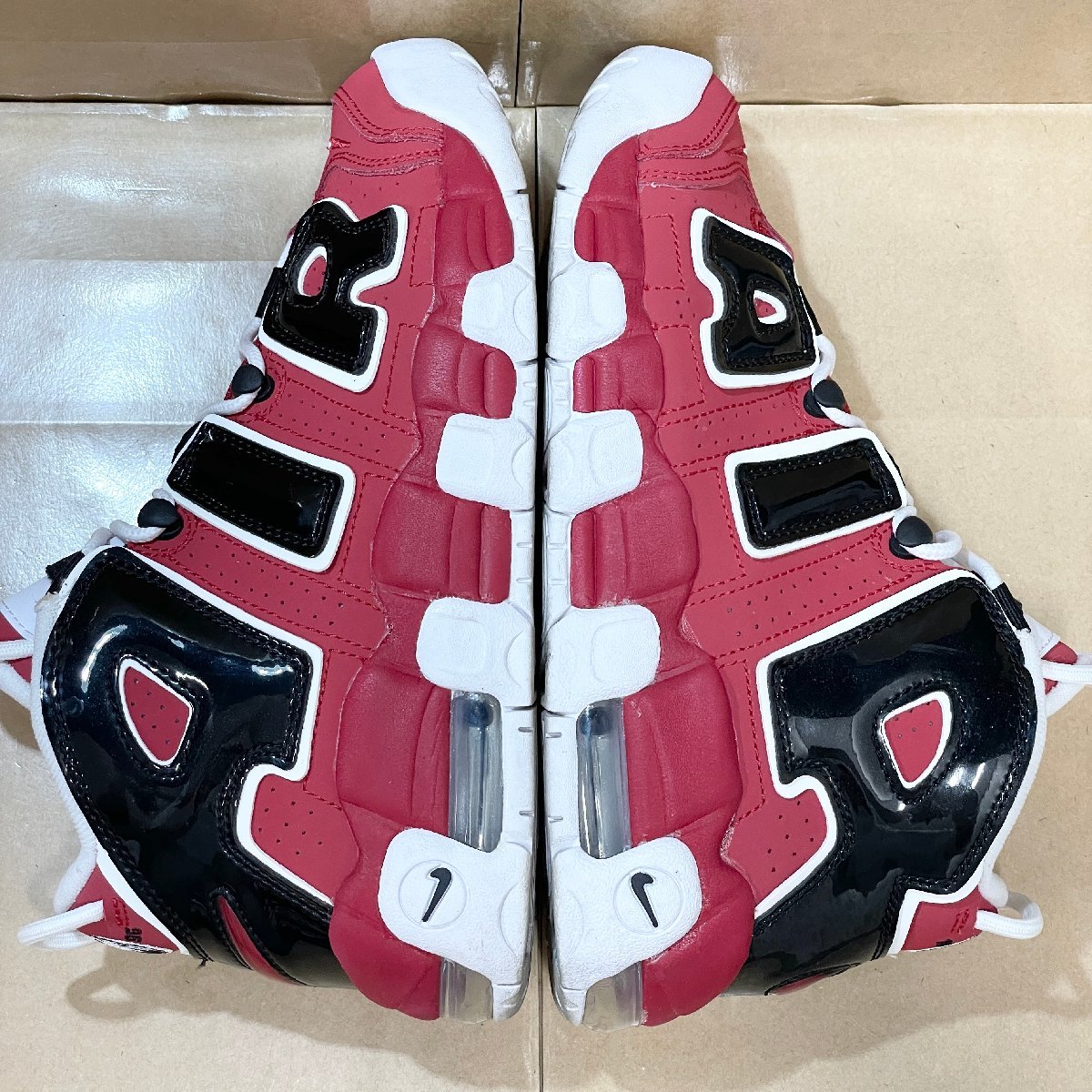24.5cm NIKE AIR MORE UPTEMPO (GS) 415082-600 ナイキ エア モア