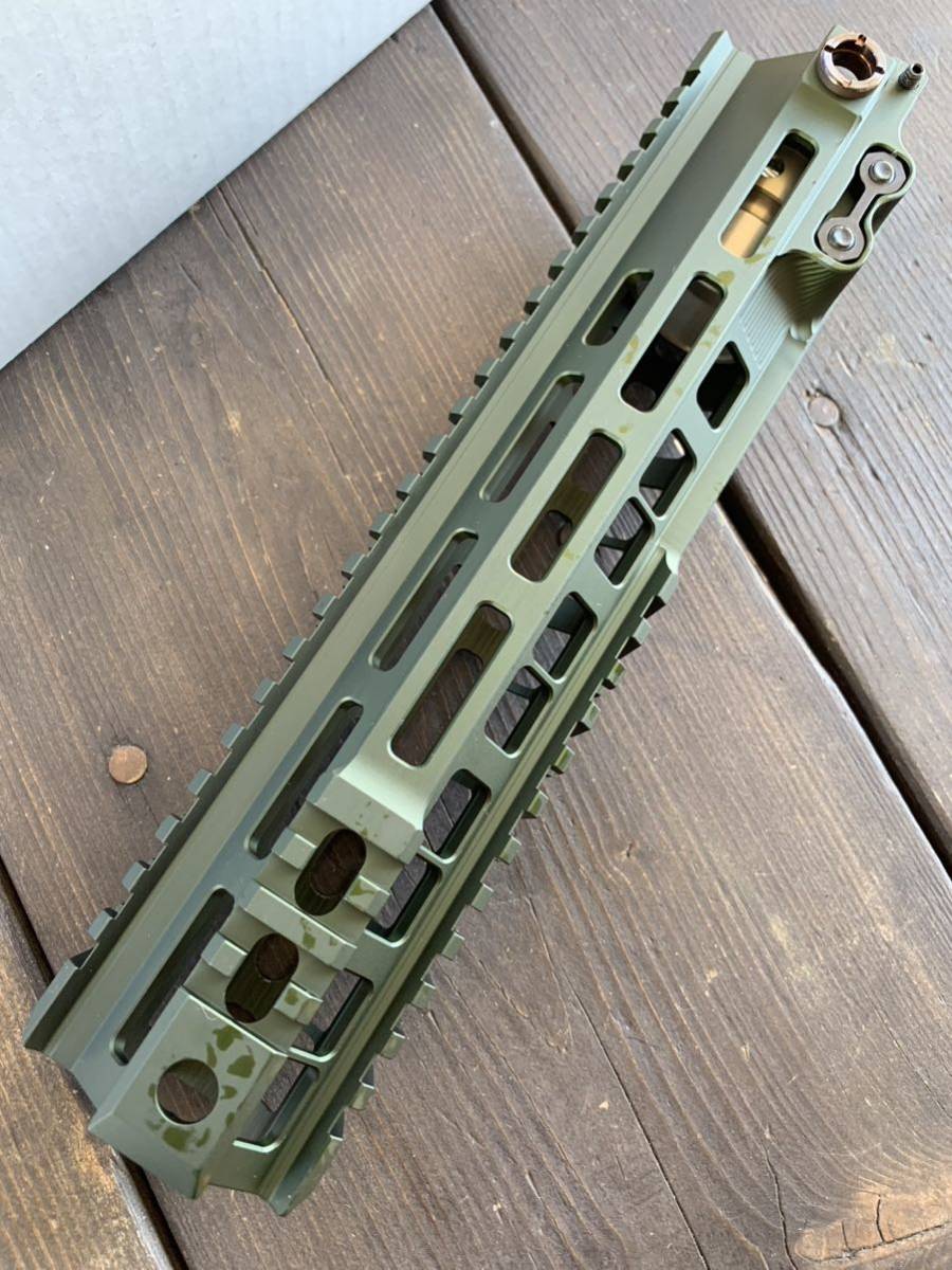 実物 GEISSELE 10. SMR FED MK4 OD GREEN FBI 11.5 LE PTW GBB VFC GHK DAS トレポン_画像2