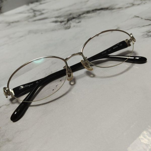 1889超美品　サルヴァトーレフェラガモ　1719　メガネ　眼鏡　ガンチーニ