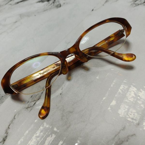 1877美品　ヴィヴィアンウエストウッド　7002　眼鏡　メガネ　度強　鼈甲柄