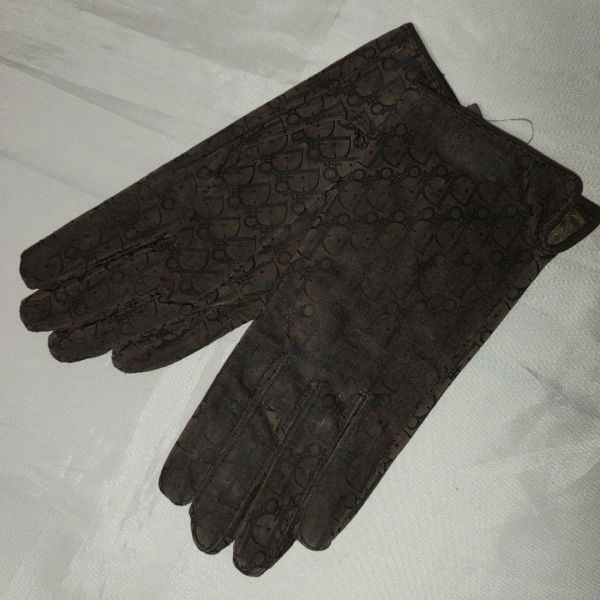 1890超美品　クリスチャンディオール　レザー手袋　М　希少　トロッター
