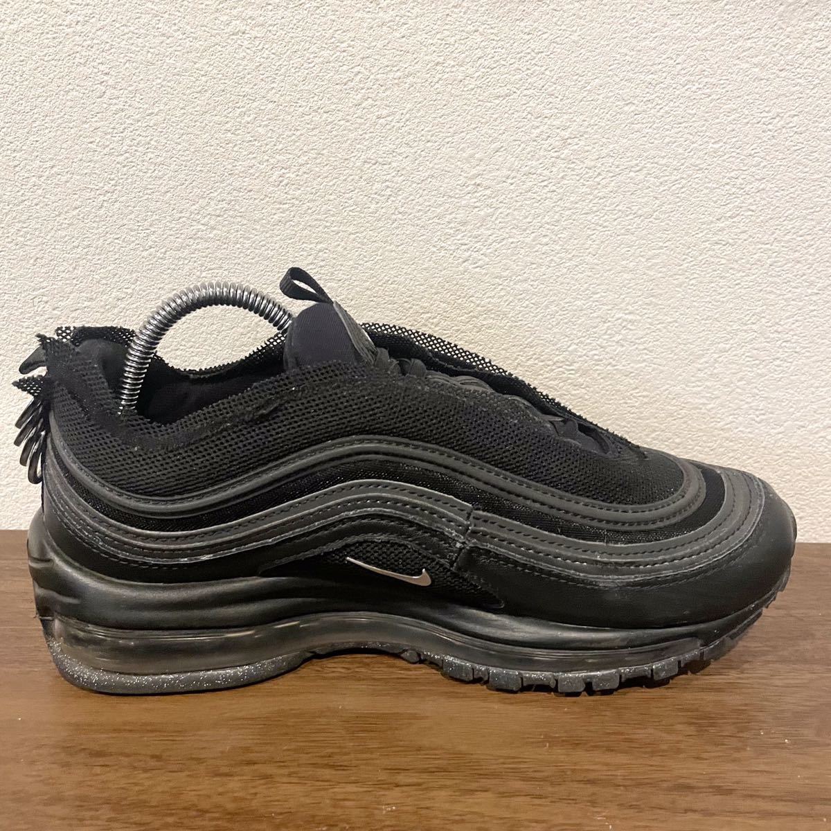 NIKE AIR MAX 97 LX ナイキ エア マックス 97 ブラック レディース ローカットスニーカー カジュアル 24.5cm_画像5