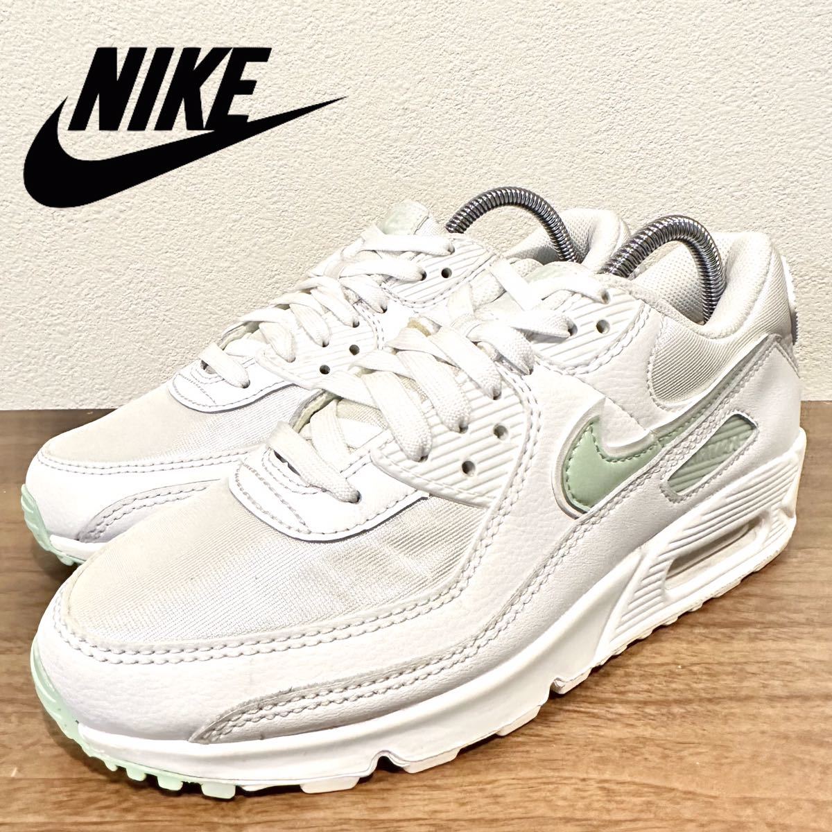 NIKE W AIR MAX 90 WHITE PISTACHIO ナイキ エア マックス 90 ホワイト