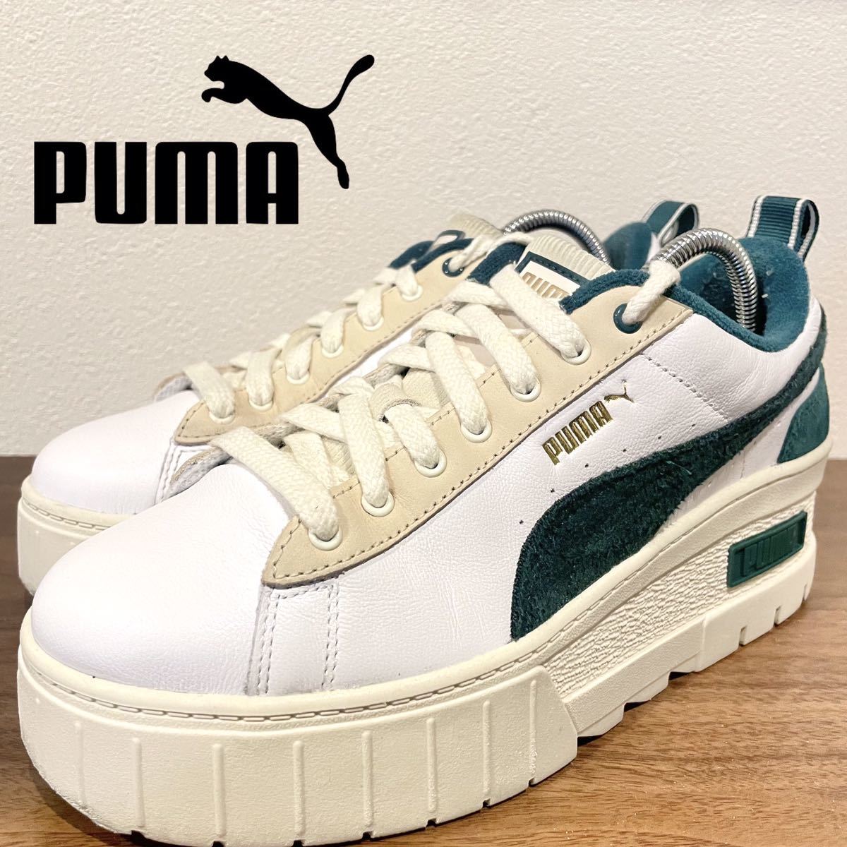 PUMA Mayze Wedge Ivy League プーマ メイズ ウェッジ 厚底 ホワイト