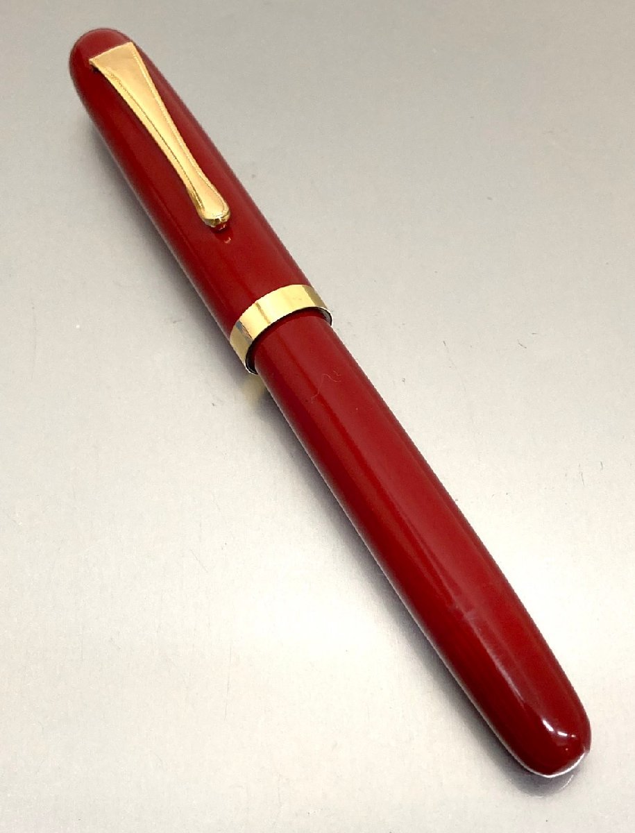 酒井栄助 万年筆 吸入式 ペン先 14K 585 WARRANTED 14KARAT PEN ペン 筆記具