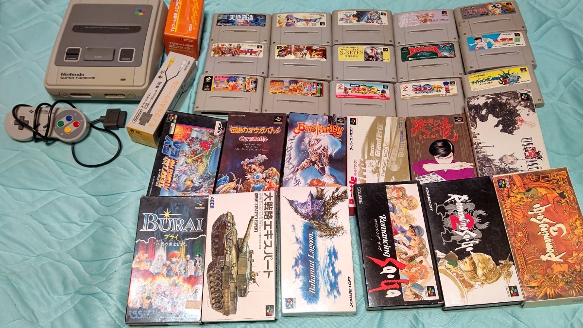 Yahoo!オークション - 【動作品】SFC スーパーファミコン 本体+ Yahoo!オークション - 【動作品】SFC スーパーファミコン 本体+