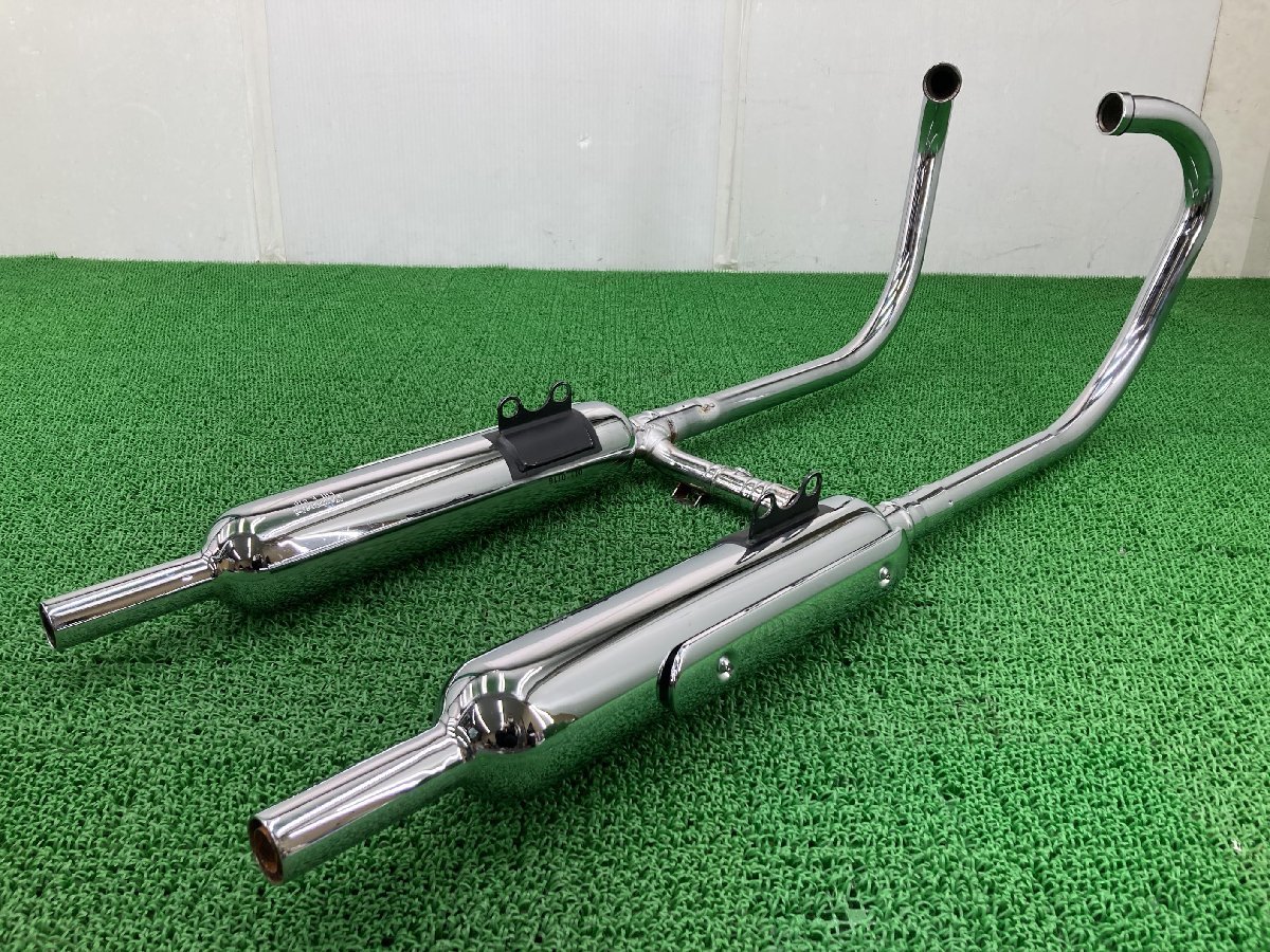W800 マフラー K616 カワサキ 純正 中古 バイク 部品 EJ800A コケキズ無し 凹み・歪みなし 車検用に そのまま使える 車検 Genuine
