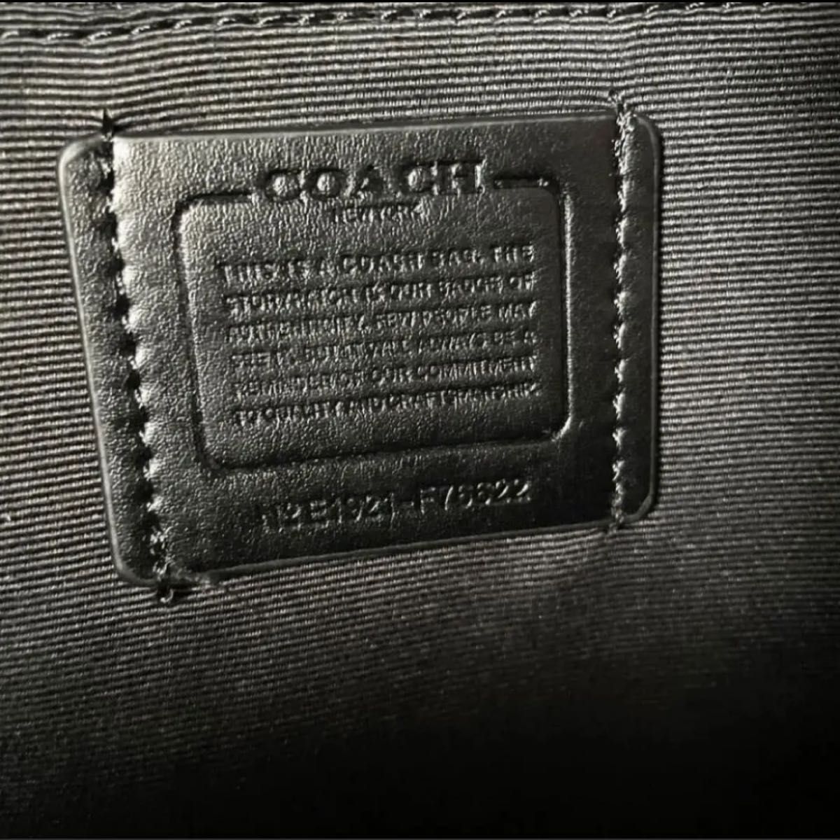 【新品未使用】 COACH コーチ リュック ブラック×ブラウン 黒 バックパック