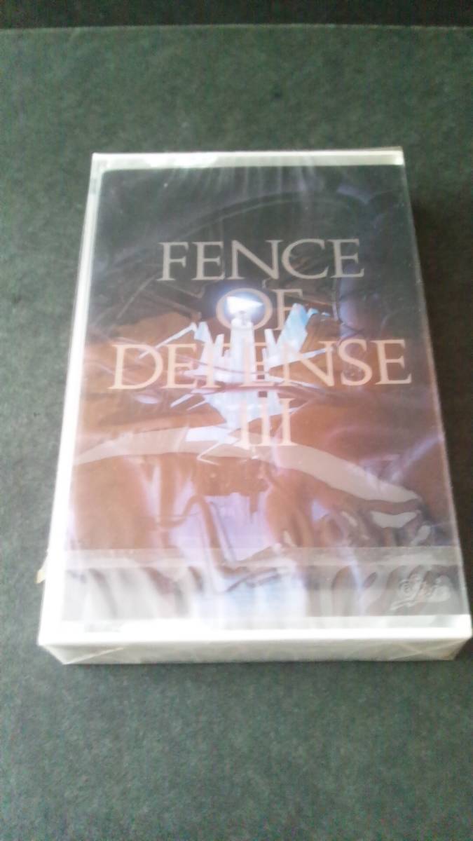 80年代 伝説のバンド FENCE OF DEFENSE 未開封 カセットテープ 「FENCE OF DEFENSEⅢ」昭和歌謡 _画像2