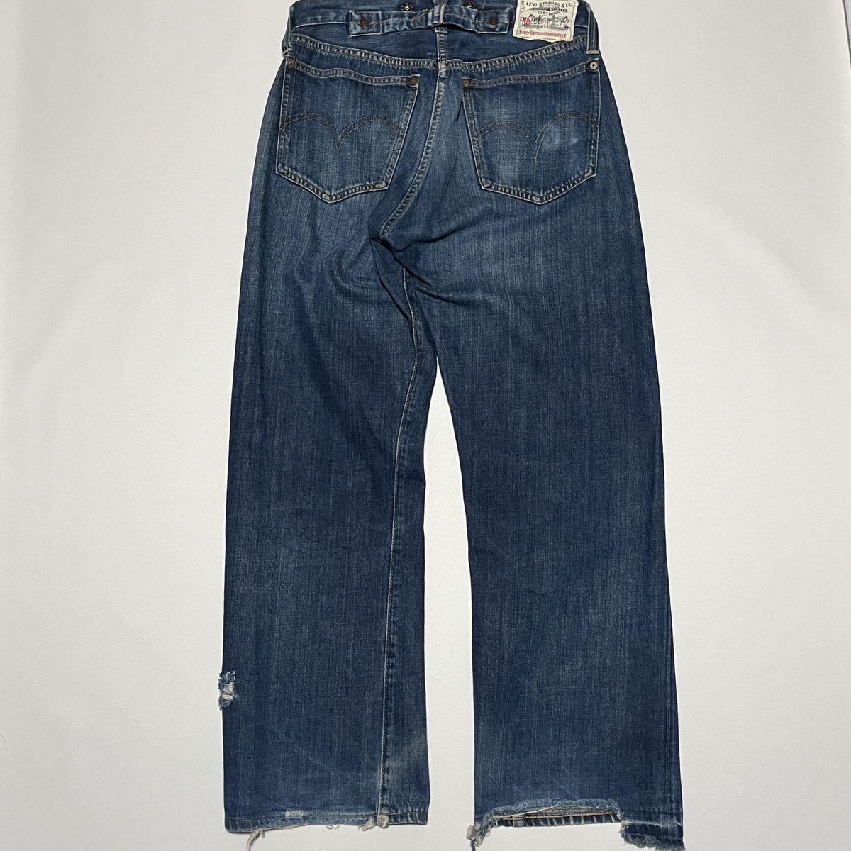 W32 90s USA製 バレンシア工場 LEVIS リーバイス 201XX デニムパンツ 20201-0020 501XX L36 ビンテージ復刻 555 アメリカ製 ジーンズ 33501