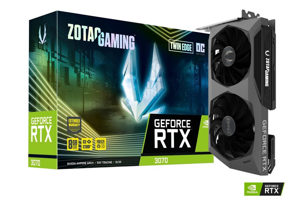 GeForce RTX ZOTAC NVIDIA 3070