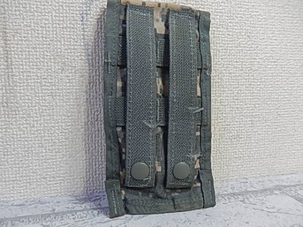 Q95 ◆ACU MAG POUCH M4/M16 ダブルマガジンポーチ◆米軍◆サバゲー！_画像2