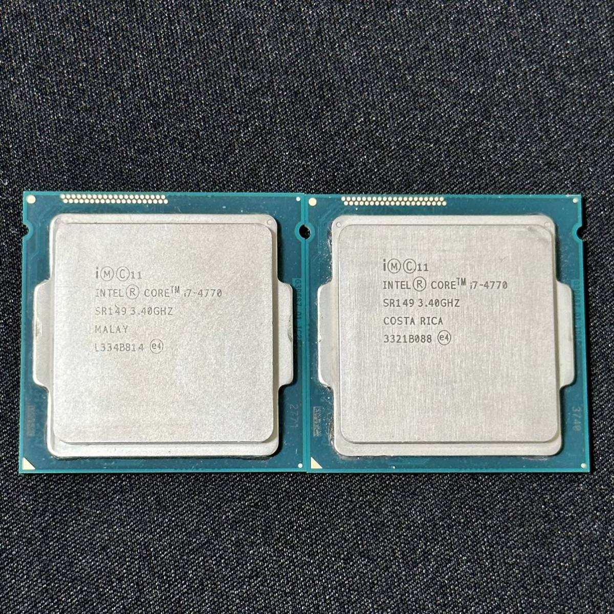 新発売 Intel CPU Core 動作確認済 2個セット 4770 i7 Core i7