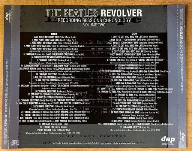 BEATLES / REVOLVER : RECORDING SESSIONS ビートルズ　リボルバー_画像3