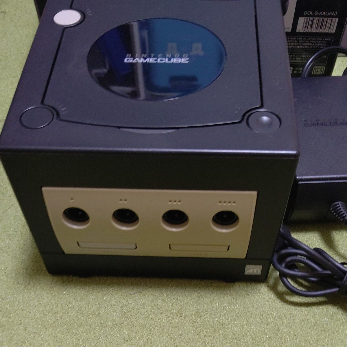 【動作確認済】ゲームキューブ　本体　ブラック　箱説付き　ニンテンドー　nintendo gamecube