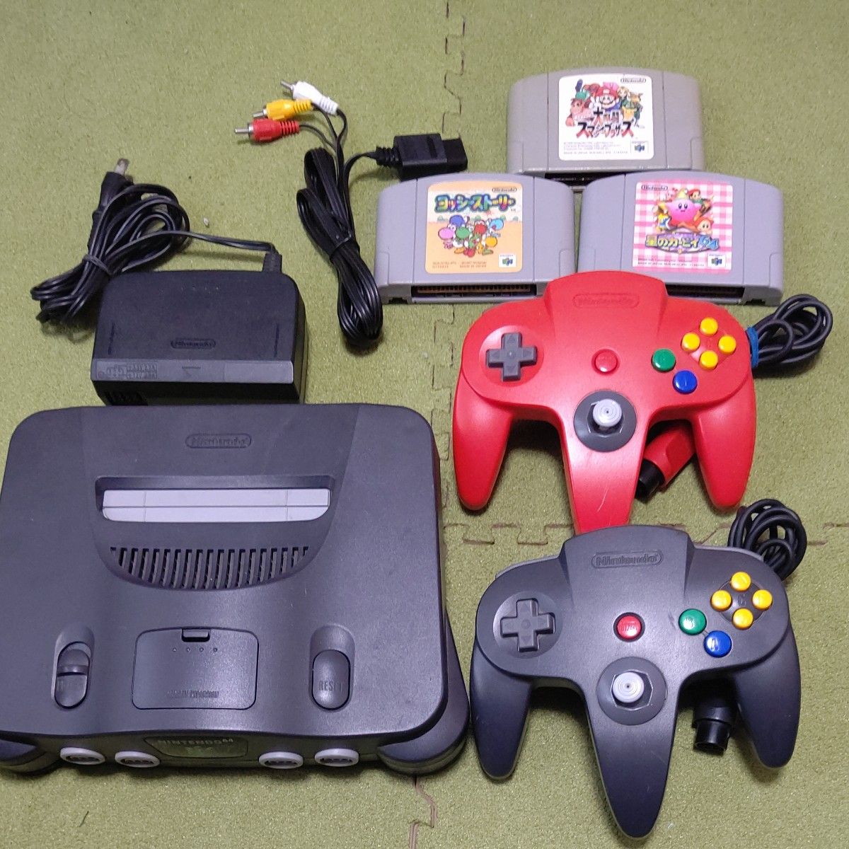 【動作確認済】ニンテンドー６４　本体　ソフトセット　nintendo64 nintendo N64 ニンテンドウ６４