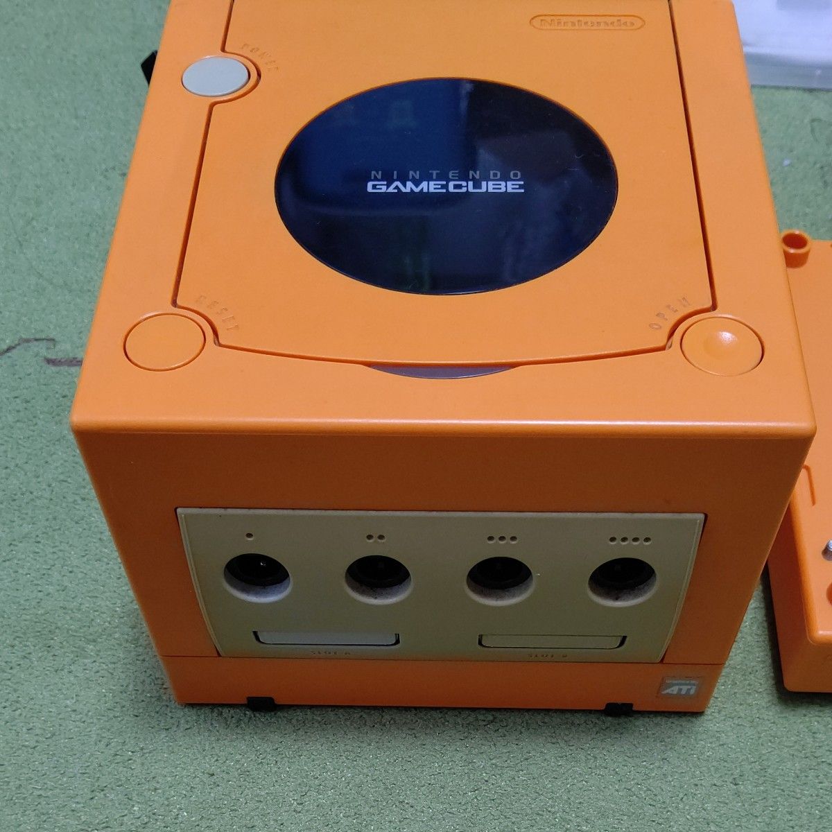 【動作確認済】ゲームキューブ　本体　オレンジ　ゲームボーイプレイヤー　スタートアップディスク　nintendo ニンテンドー